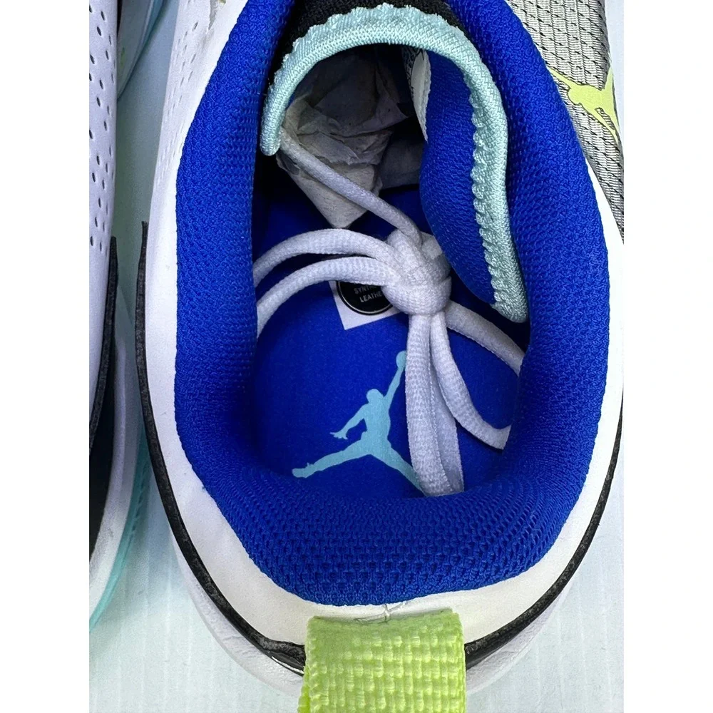 Jordan One Take 4 Mens Basketball Shoes Black White Electric Green DO7193-003